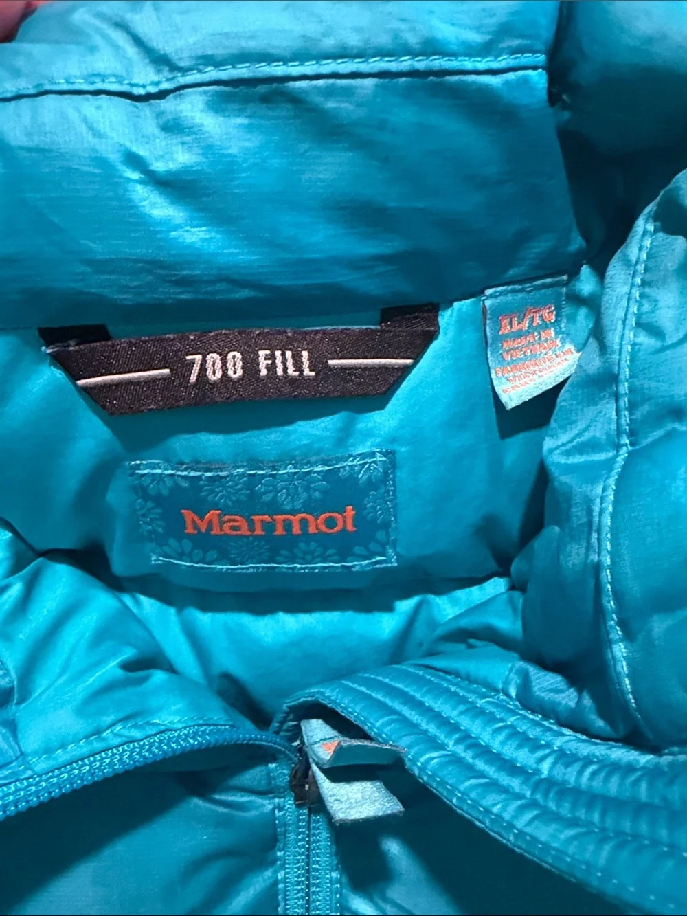 Marmot Bright Teal Quilted Lightweight Jacket